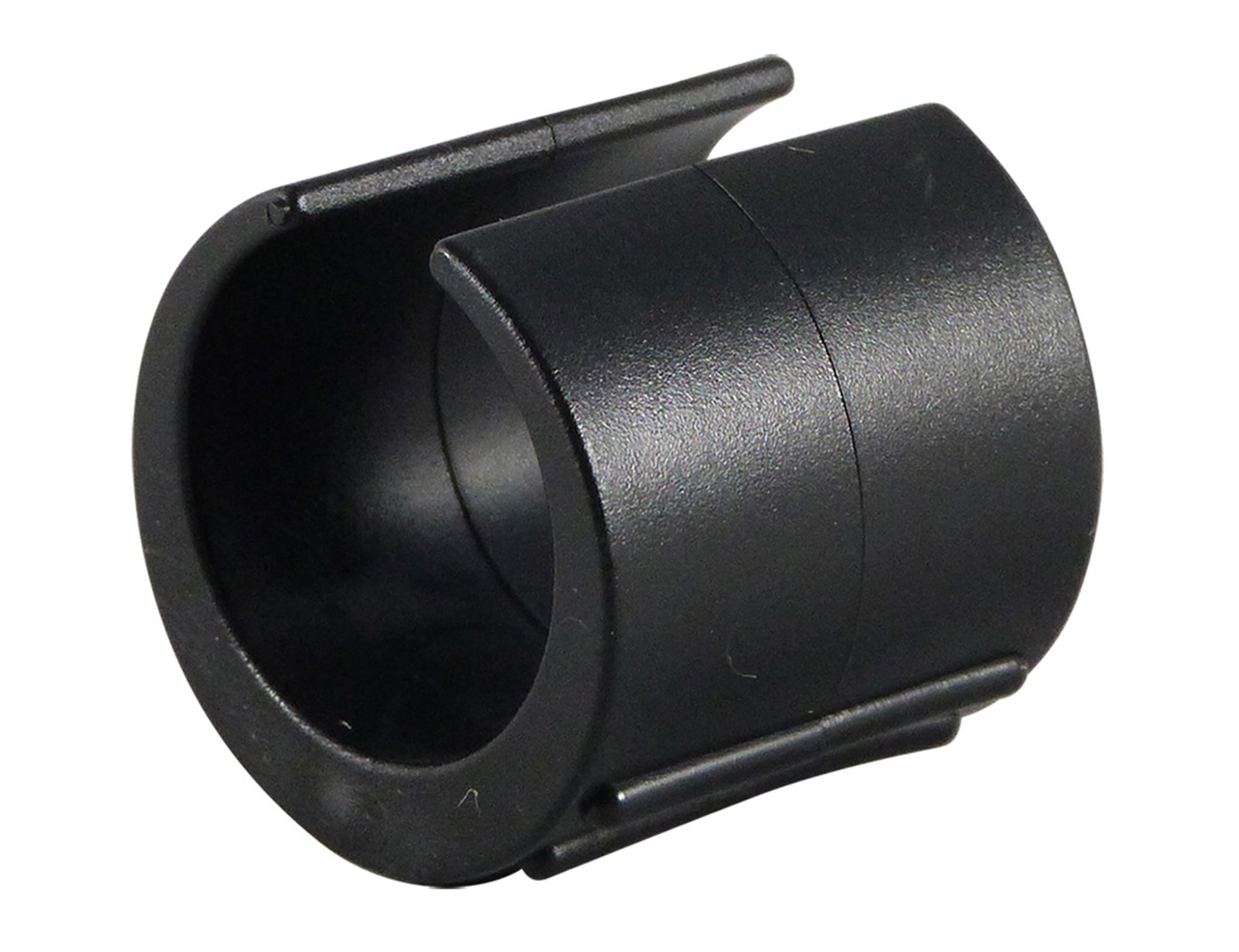 Self-clamping saddle feet with curved base - without peg